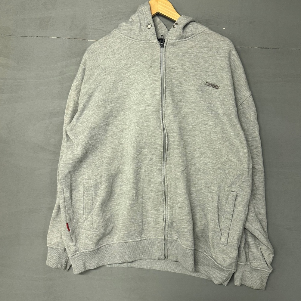 South Pole Authentic Collection Grey Full Zip Hoodie‎ Sweatshirt XL - Picture 2 of 5